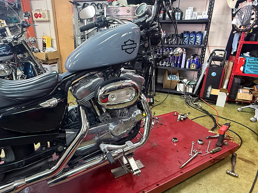 ハーレーの車検例3-2004年 XL883