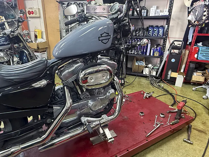 ハーレーの車検例3-2004年 XL883